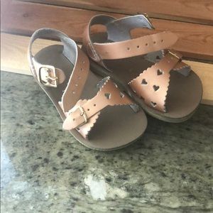 Rose Gold Saltwater Sandal.